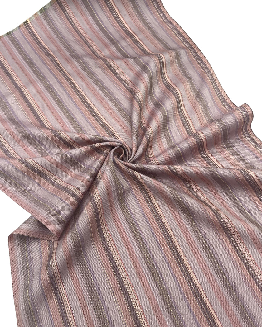 Osmanlı Başlık İçin Pembe Çizgili Lüks İpek Döşeme, Ev Tekstili İç Mekan Kumaşları: Yastık Kılıfları, Kimono Esintili Tasarımlar, İpek Şantung Saten İpek.