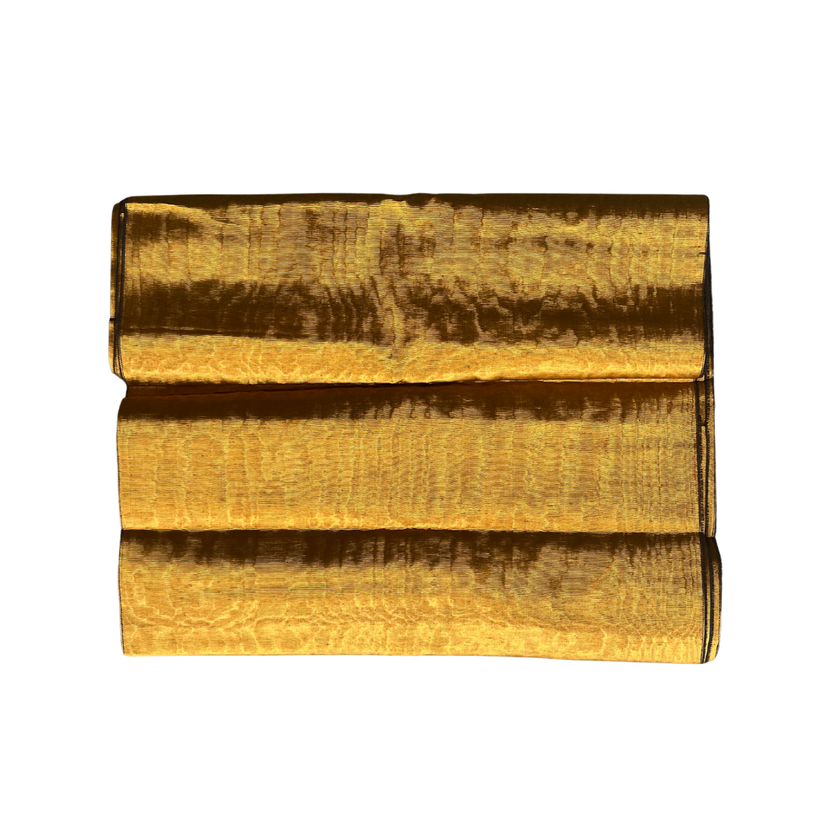 Warm Gold Luxurious Silk Upholstery For Ottoman Headboard, Home Textile Interior Fabrics.