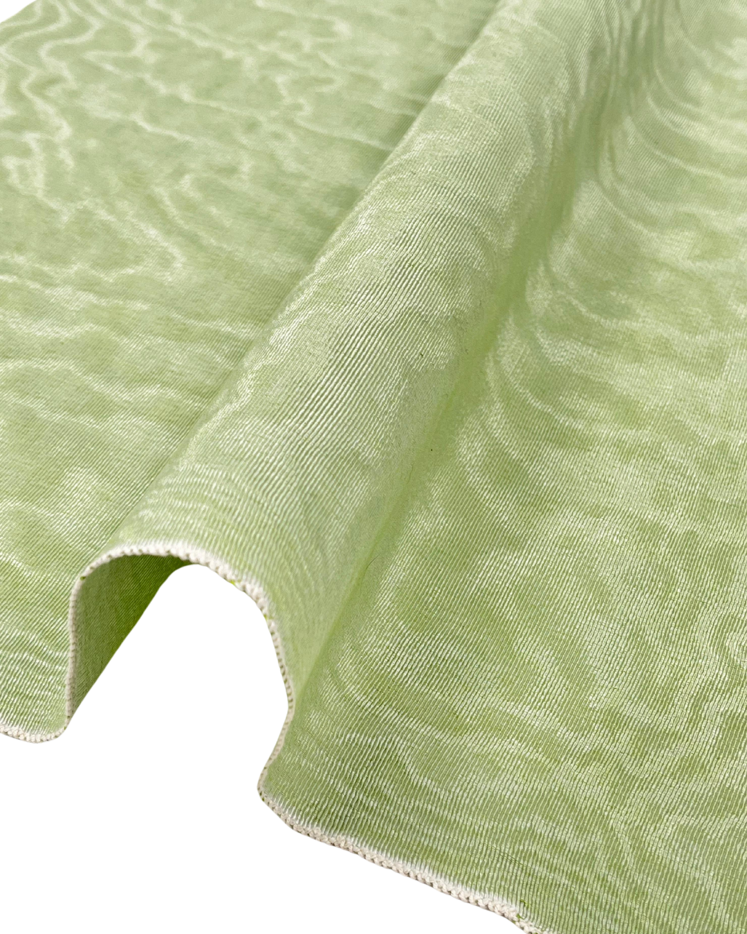 Pastel Green Home Textile Interior Fabrics, Watermark Pattern.