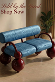 Blue Silk Home Textile Interior Fabrics Watermark Patterns.