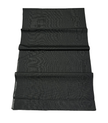 Black Silk Fabric, Moire Silk Fabric, Silk By The Yard. Watermark Pattern.