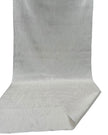 Rembourrage luxueux en soie blanche pour tête de lit ottomane, tissus d'intérieur pour textiles de maison : housses d'oreiller, motifs inspirés du kimono, motifs en filigrane.