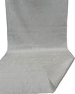 Rembourrage luxueux en soie blanche pour tête de lit ottomane, tissus d'intérieur pour textiles de maison : housses d'oreiller, motifs inspirés du kimono, motifs en filigrane.