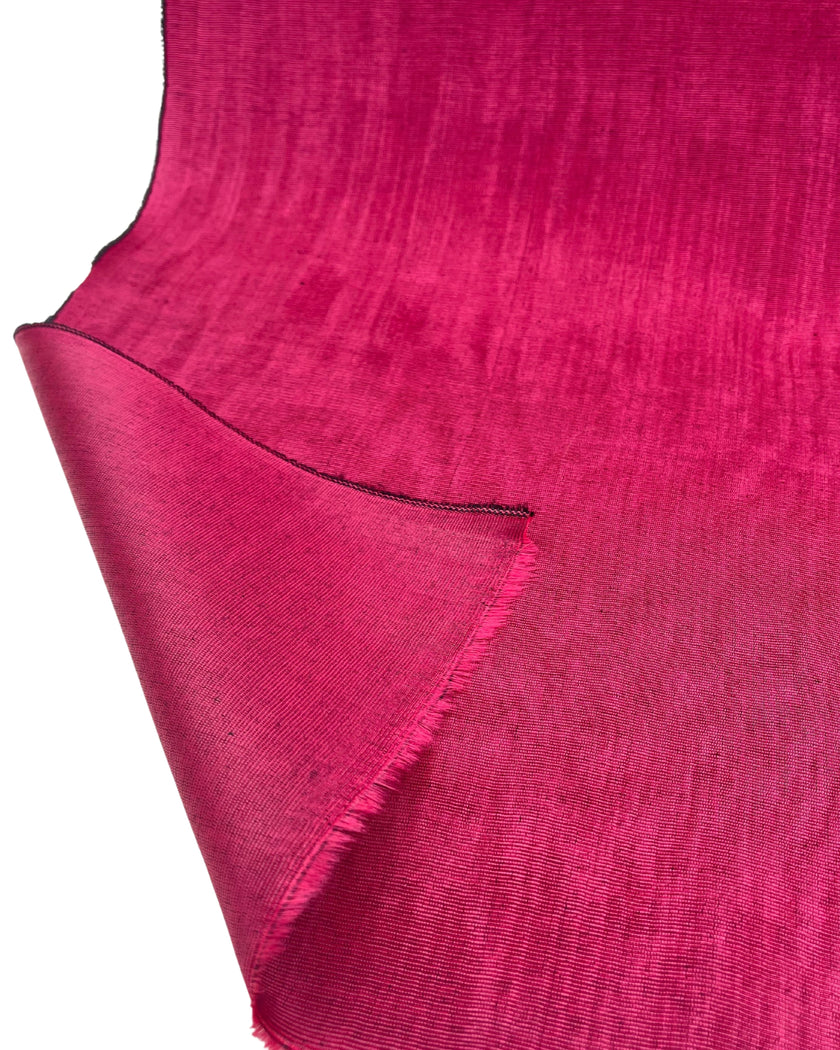 Pink Silk Moire Home Textile Interior Fabrics, Watermark Pattern.