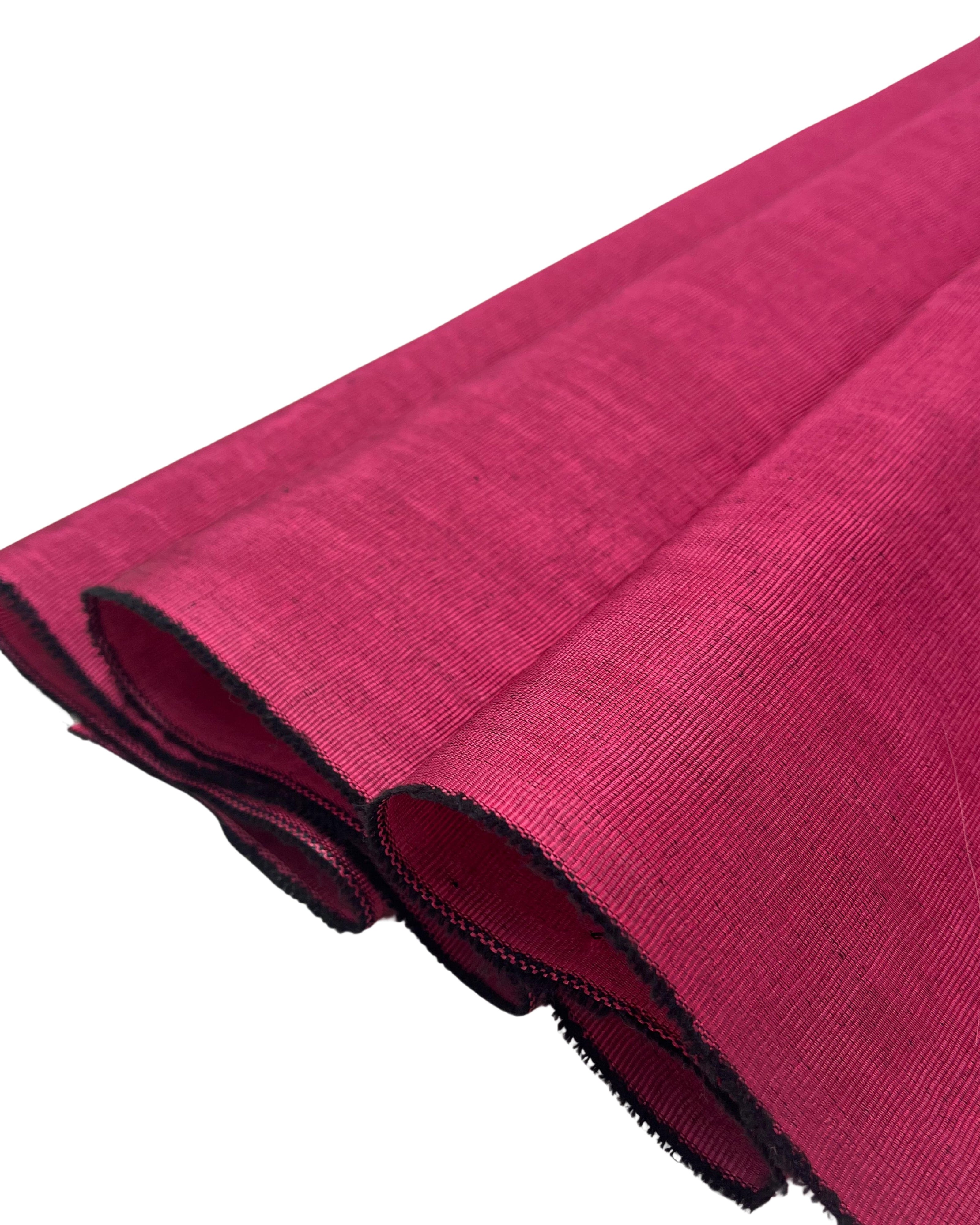 Pink Silk Moire Home Textile Interior Fabrics, Watermark Pattern.