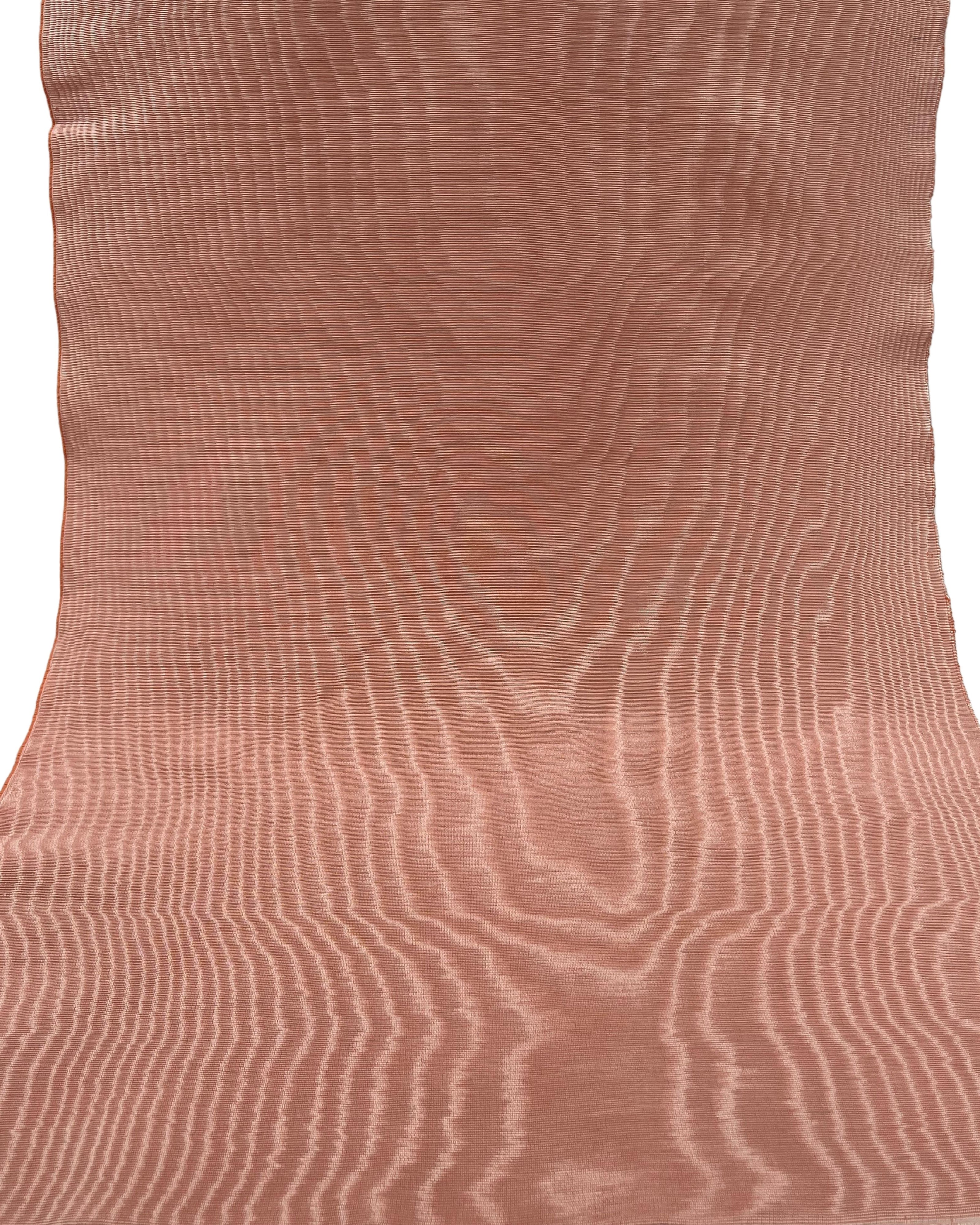 Rembourrage luxueux en soie saumon pour tête de lit ottoman, tissus d'intérieur pour textiles de maison : housses d'oreiller, motifs inspirés du kimono, motifs en filigrane.