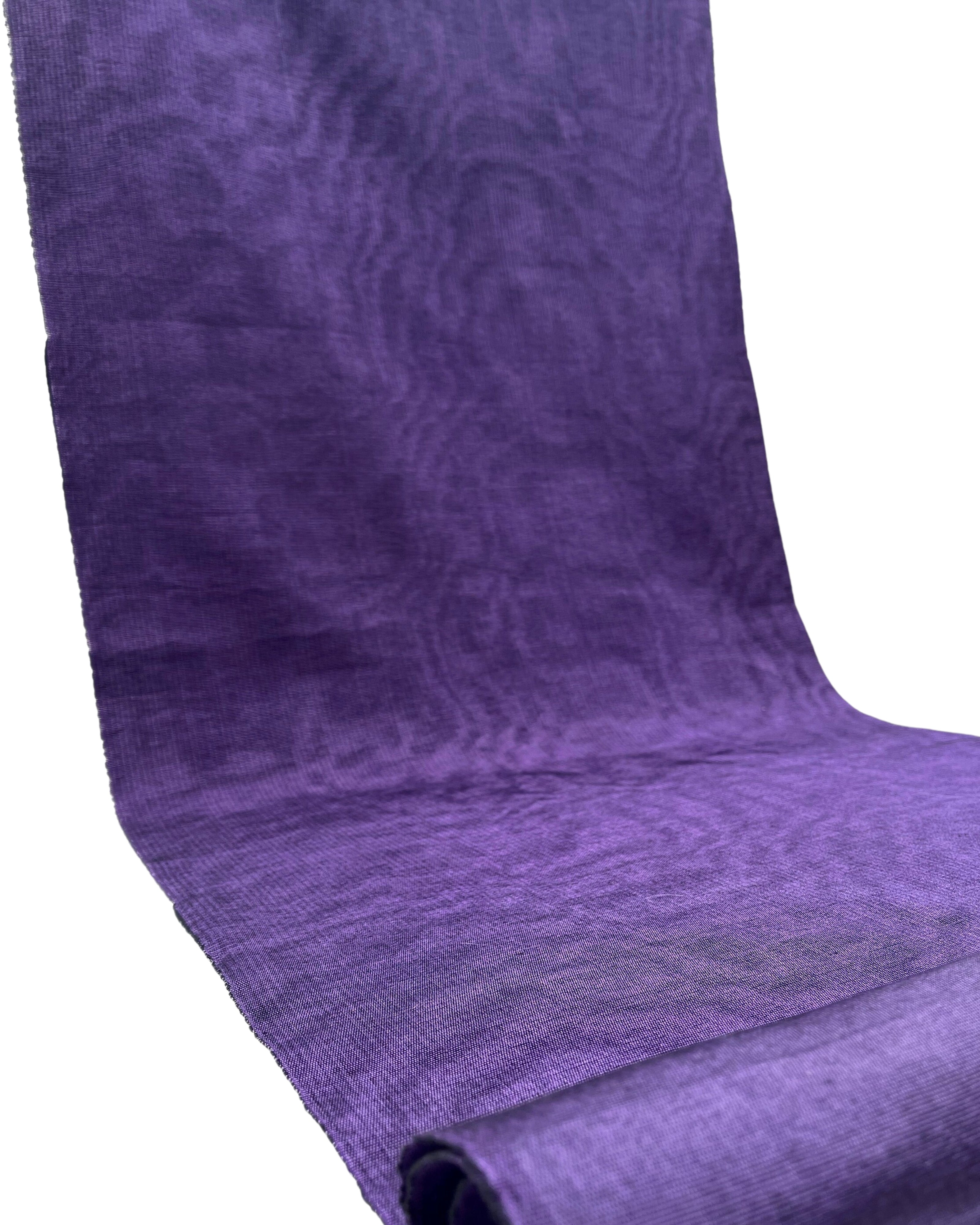 Purple Silk Home Textile Interior Fabrics Watermark Patterns.