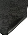 Black Silk Fabric, Moire Silk Fabric, Silk By The Yard. Watermark Pattern.