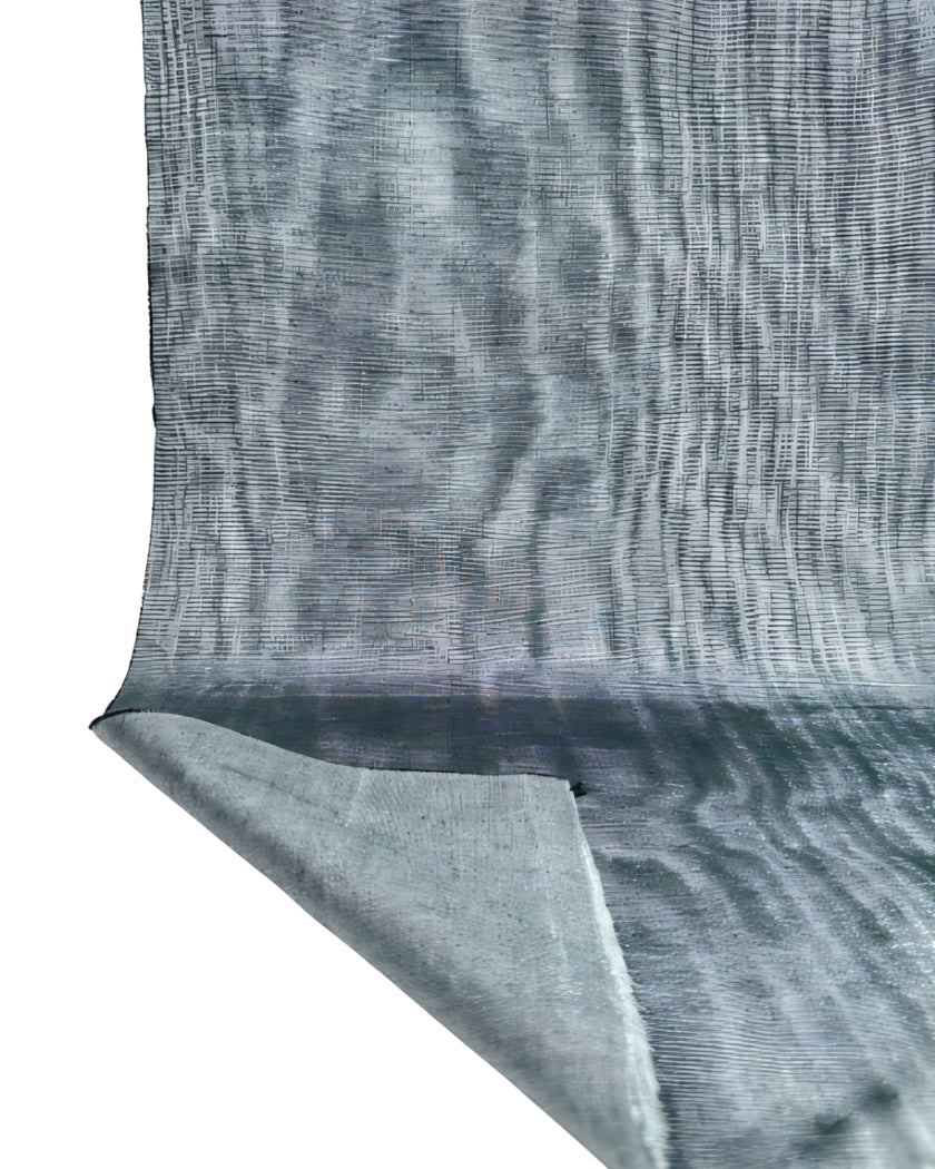 Sage Green Silk Fabric, Moire Silk Fabric, Silk By The Yard. Watermark Pattern.