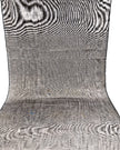 Silver Gray Silk Fabric, Moire Silk Fabric, Silk By The Yard. Watermark Pattern.
