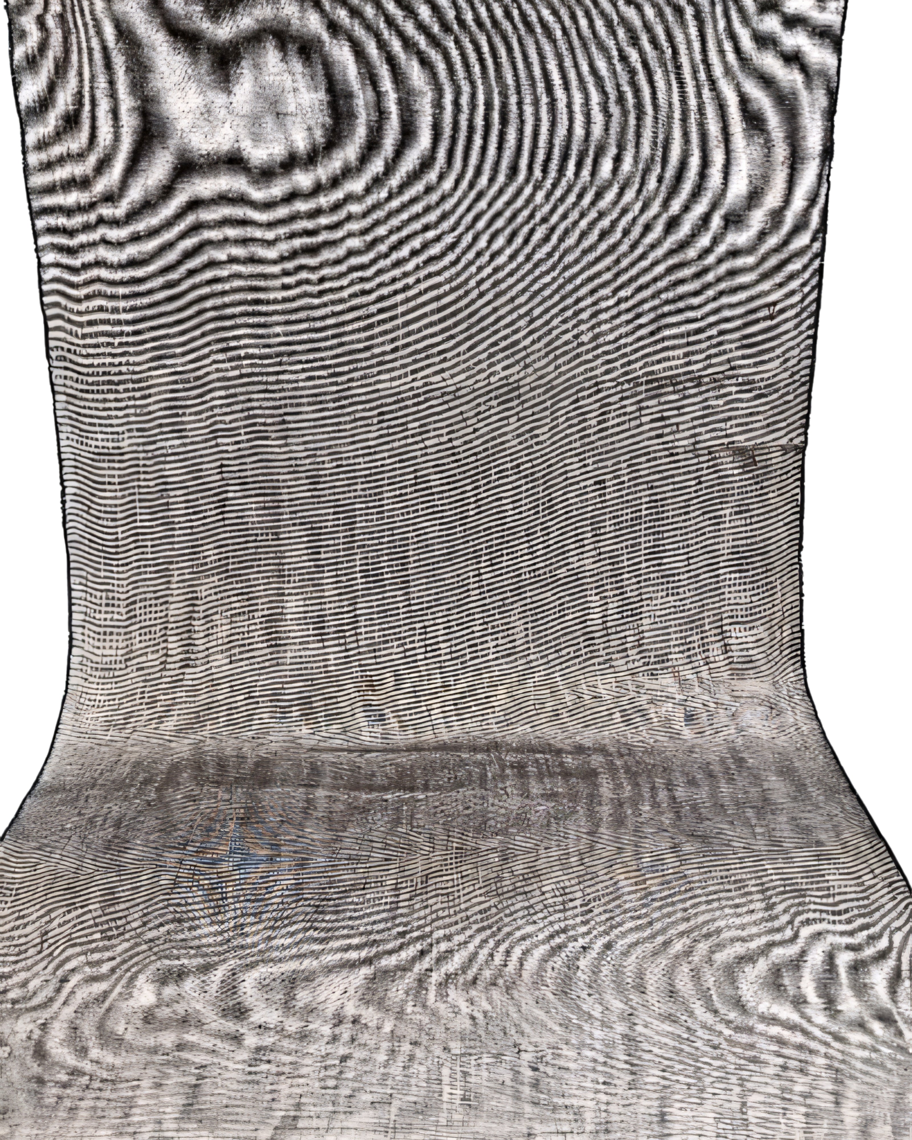 Silver Gray Silk Fabric, Moire Silk Fabric, Silk By The Yard. Watermark Pattern.