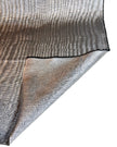 Silver Gray Silk Fabric, Moire Silk Fabric, Silk By The Yard. Watermark Pattern.