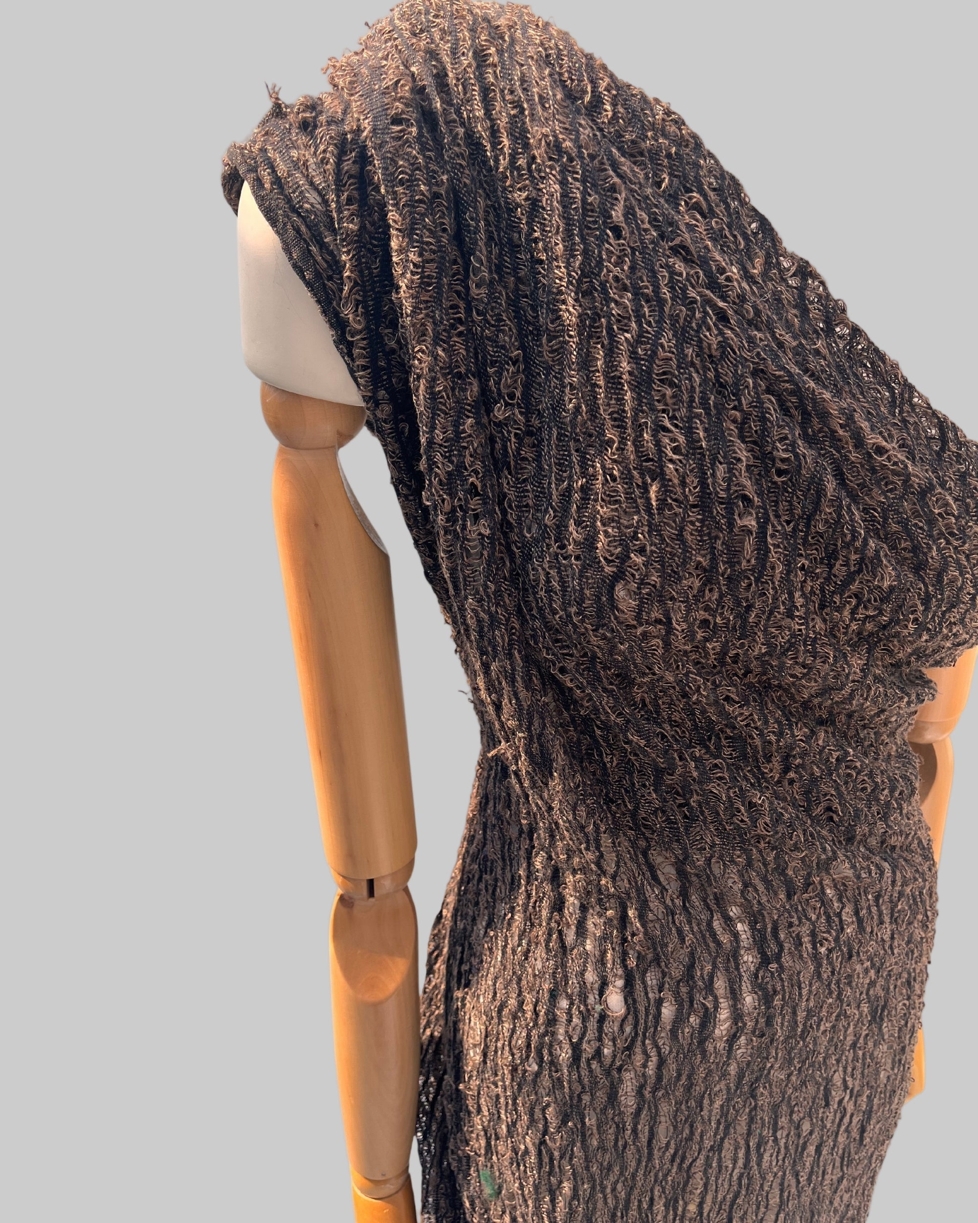 Brown Linen Textured Linen Fabric By The Yard Natural Fabrics.