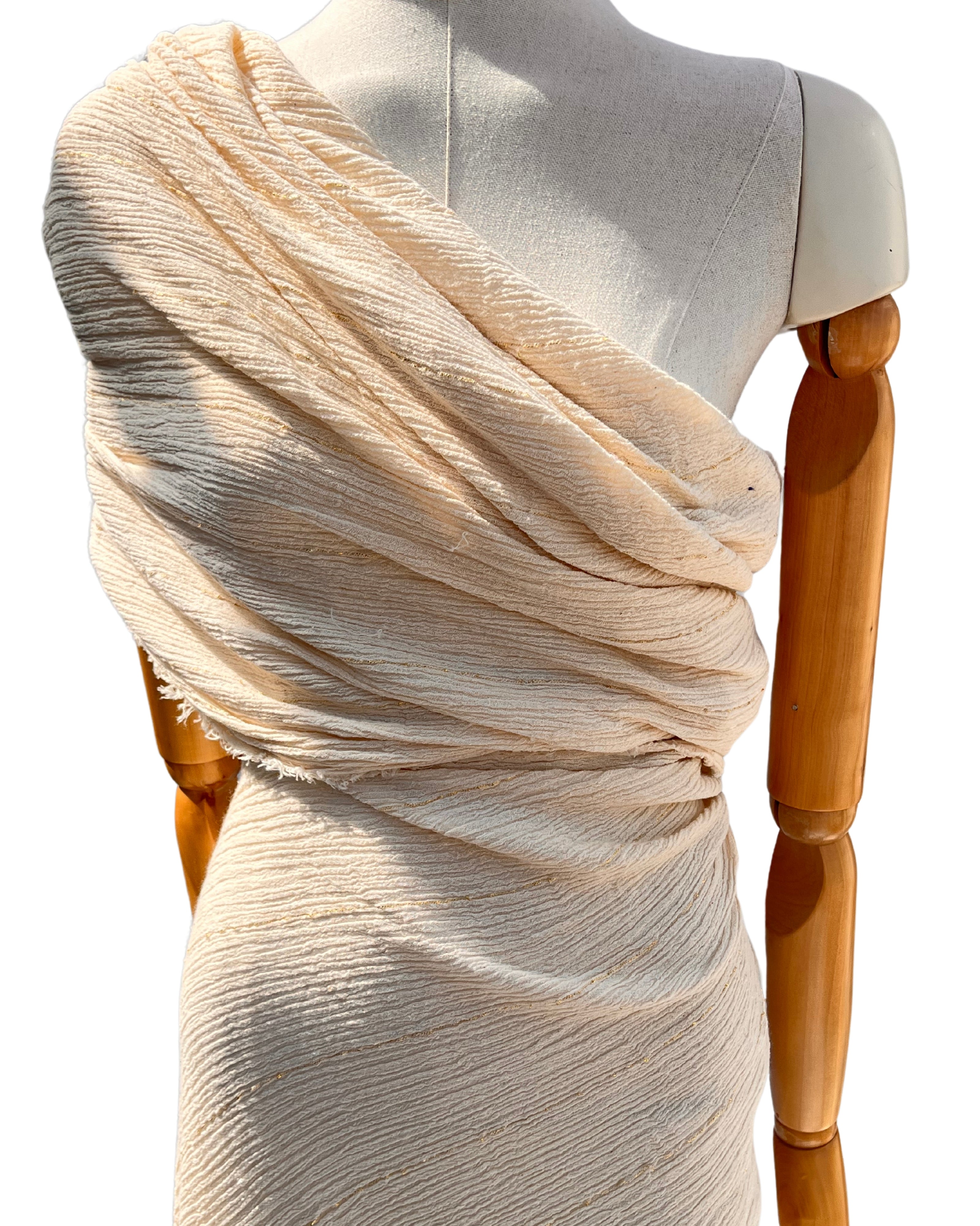Stretchy Cotton Fabric, Special Textured Turkish Cotton.