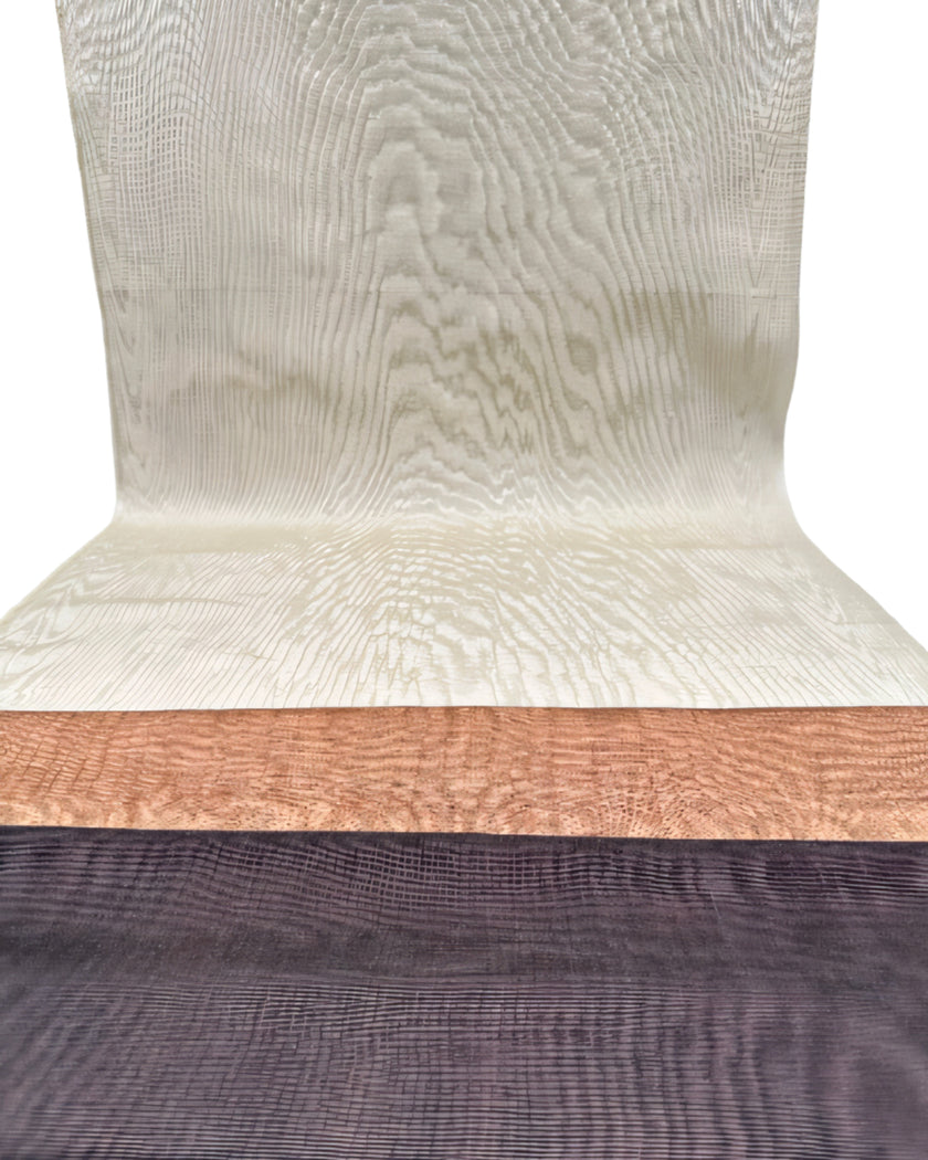 Ecru White Colour Silk Moire Home Textile Interior Fabrics, Watermark Pattern.
