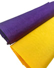 Purple Colour Silk Moire Home Textile Interior Fabrics, Watermark Pattern.