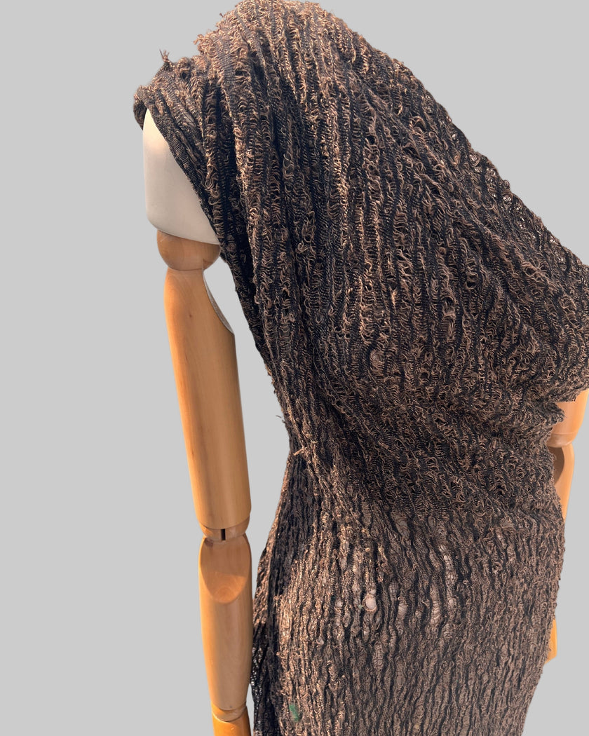 Brown Linen Textured Linen Fabric By The Yard Natural Fabrics.