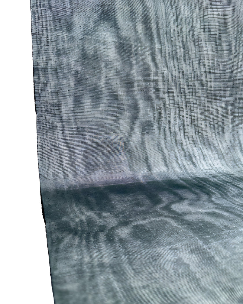 Sage Green Silk Fabric, Moire Silk Fabric, Silk By The Yard. Watermark Pattern.