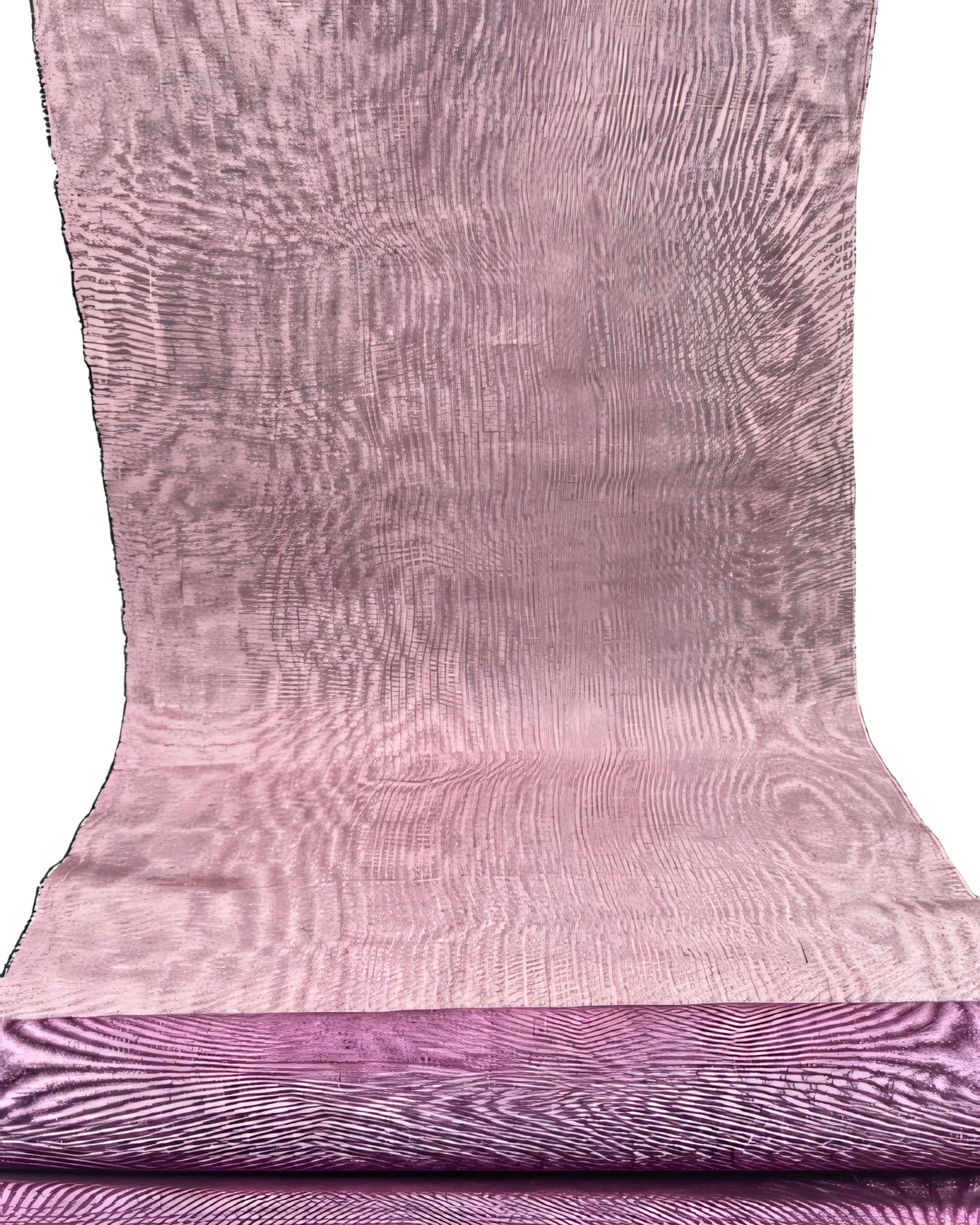 Rembourrage luxueux en soie rose pastel pour tête de lit ottoman, tissus d'intérieur pour textiles de maison : housses d'oreiller, motifs inspirés du kimono, motifs en filigrane.