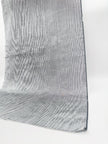 Silver Gray Silk Fabric, Moire Silk Fabric, Silk By The Yard. Watermark Pattern.