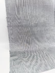 Silver Gray Silk Fabric, Moire Silk Fabric, Silk By The Yard. Watermark Pattern.