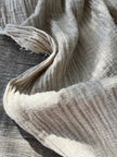Linen Muslin Fabric. - Organic Muslin Fabric - Baby Cotton Muslin -