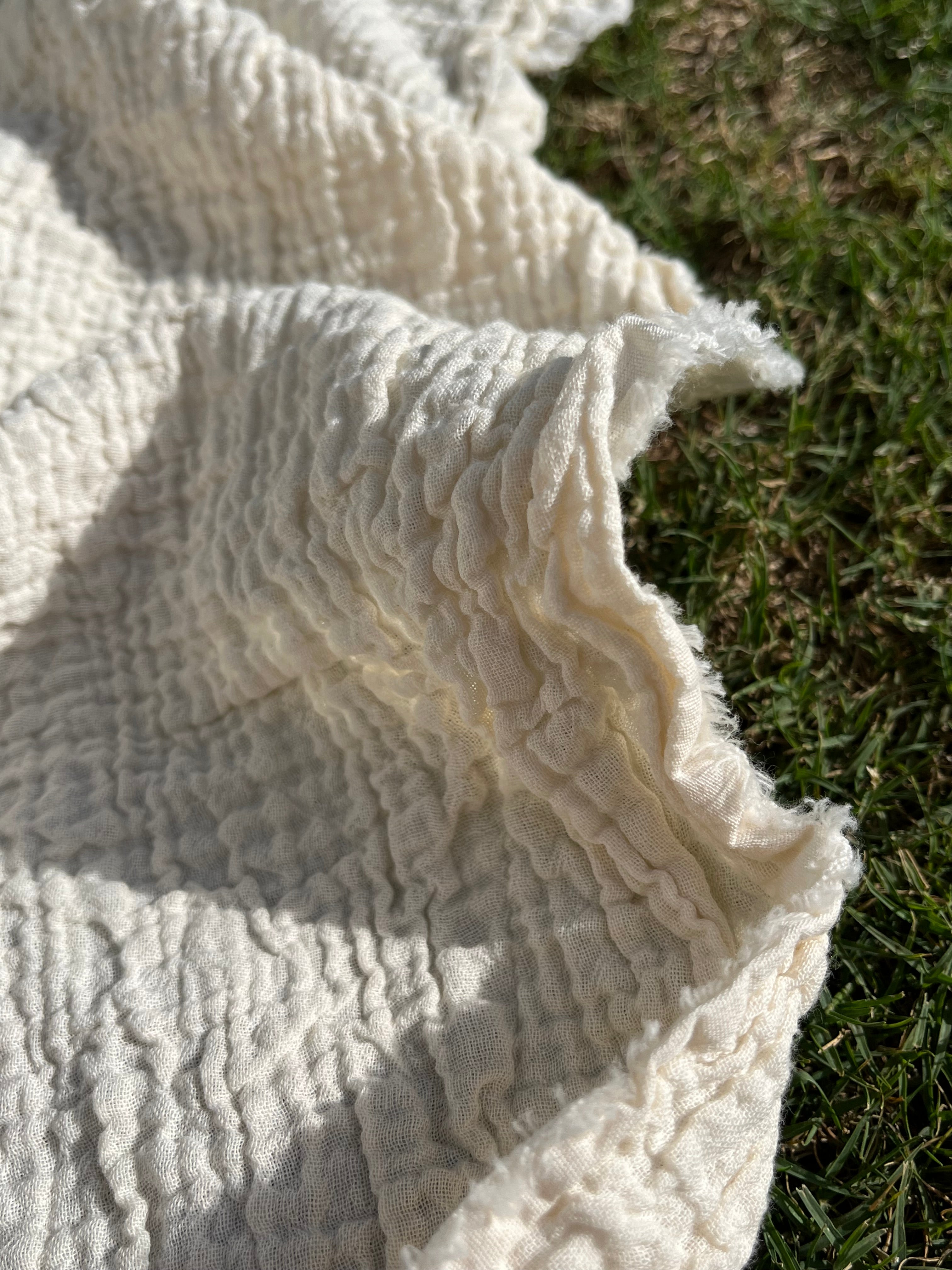 Extra Wrinkle And Soft Muslin Fabric By The Yard