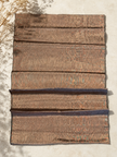 Tapisserie d'ameublement luxueuse en soie noire pour tête de lit ottomane, tissus d'intérieur pour textiles de maison : housses d'oreiller, motifs inspirés du kimono, motifs en filigrane.