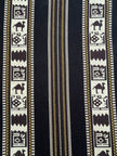 Ağır Ağırlık Kalın Jakarlı Pamuklu Kumaş Metre 400/m2 - Döşemelik Geleneksel Anadolu Etnik Desenli - Döşemelik Kumaşlar. %70 Pamuk %30 Polyester - 140 cm Genişlik. Halı Dokuma Mavi, Kırmızı, Sarı, Siyah Çok Renkli Seçenekler