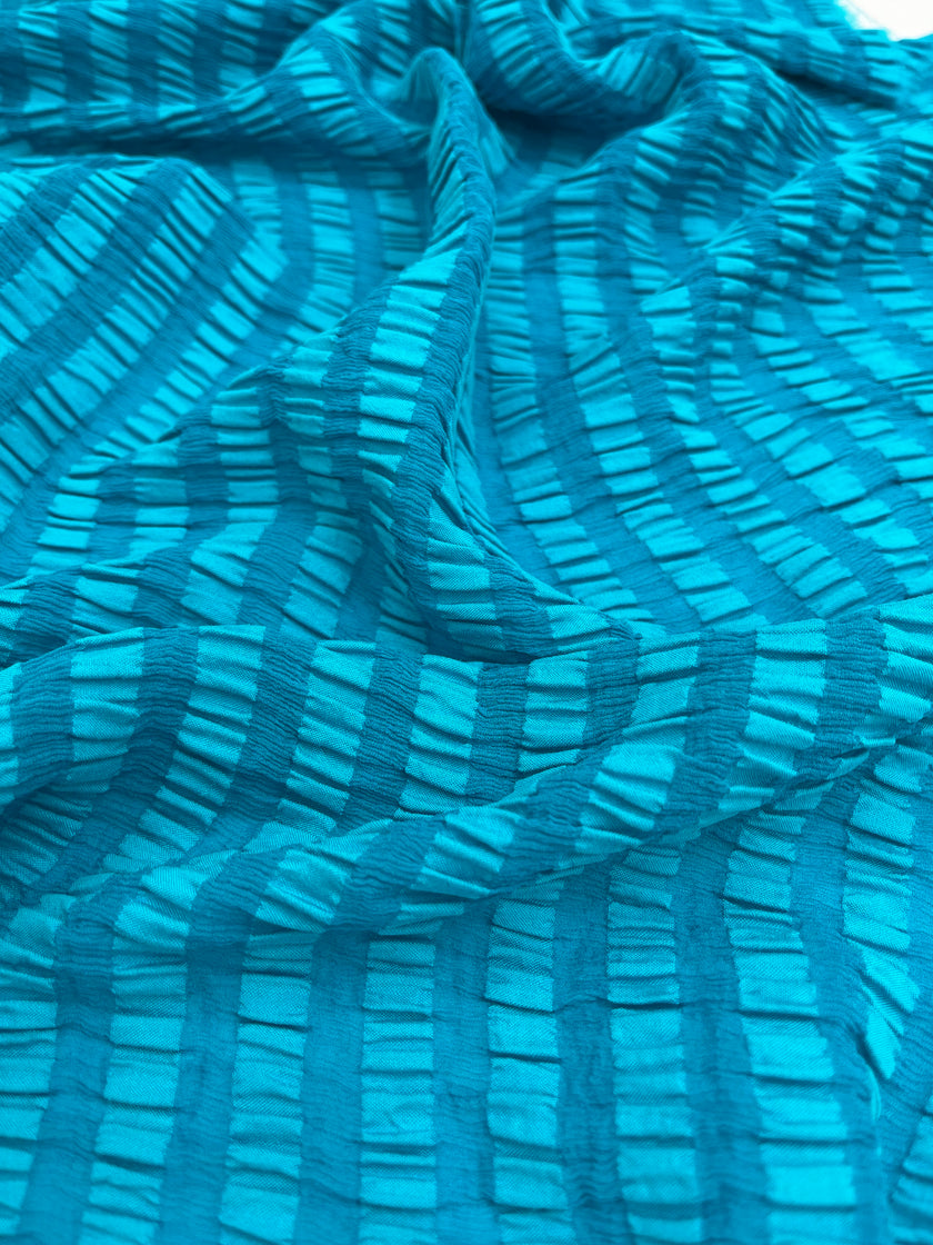 Stretchy Gingham Patterned Silk, Plaid Silk, Crinkle Silk, Seersucker Silk.
