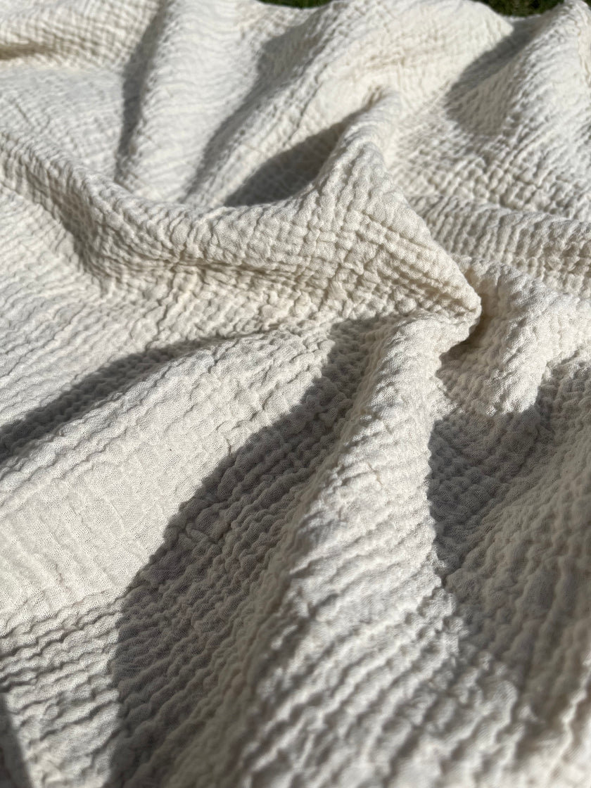 Extra Wrinkle And Soft Muslin Fabric By The Yard