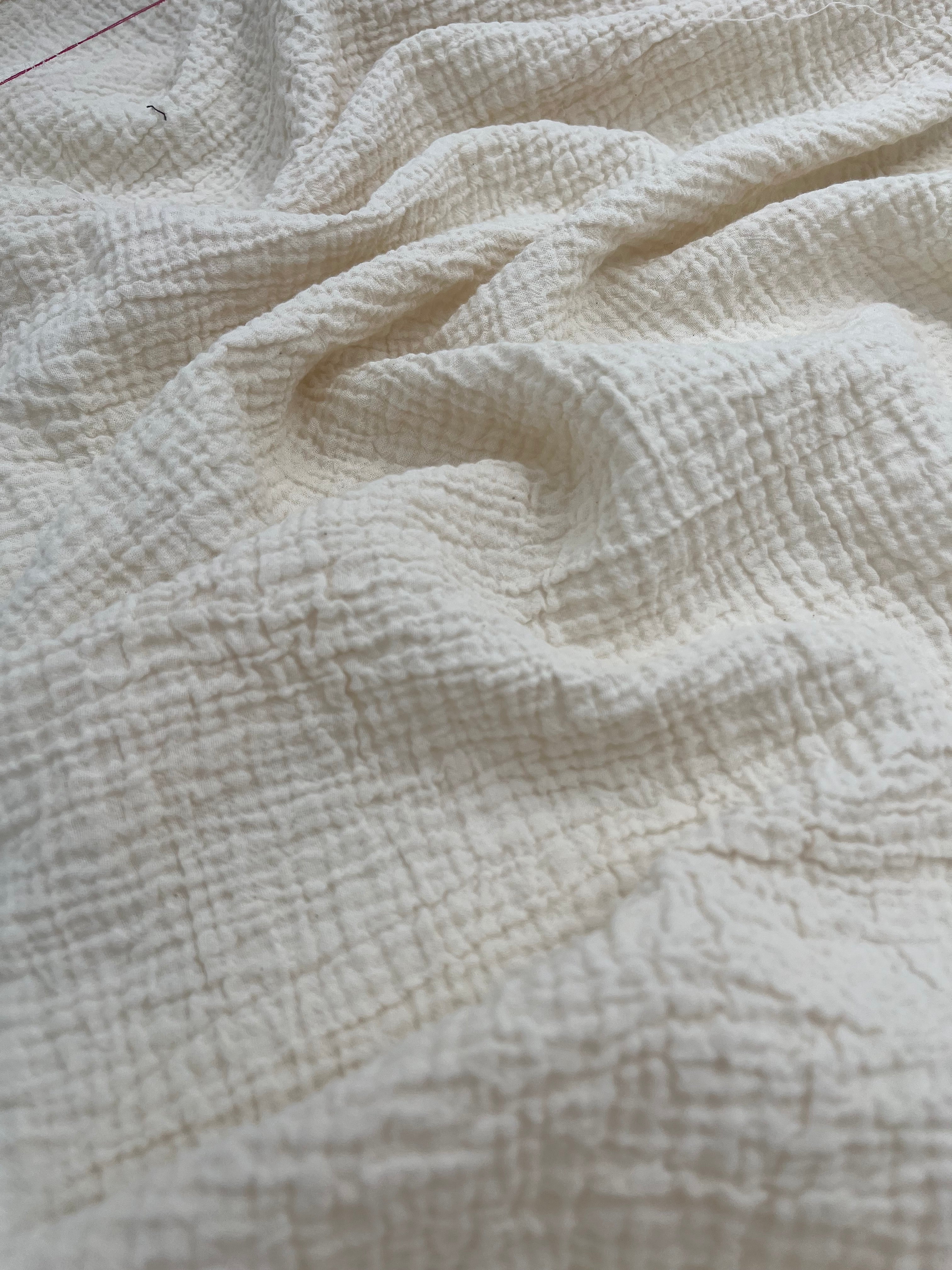 Extra Wrinkle And Soft Muslin Fabric By The Yard