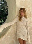 Undyed Textured Cotton Crinkle Fabric Gauze, Sheer & Stretchy.