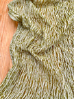 Green Textured Linen Fabric By The Yard Natural Fabrics.
