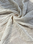 Gauze Crinkle Cotton Fabric By The Meter/80 GSM/ Wide Width: 180 cm