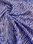 Blue Unique Natural Fabrics: Funky, Sheer, and Textured Cotton Linen.
