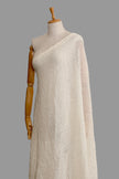Unbleached, Ivory White Textured Linen Fabric By The Yard Natural Fabrics.