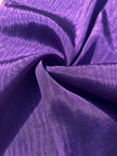 Purple Colour Silk Moire Home Textile Interior Fabrics, Watermark Pattern.