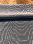 Pastel Blue Colour Silk Moire Home Textile Interior Fabrics, Watermark Pattern.