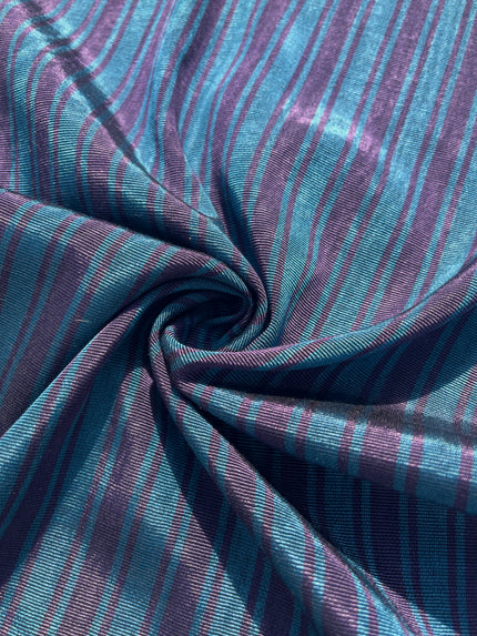 Striped Silk Fabric, Moire Silk Fabric, Silk By The Yard. Watermark Pattern.