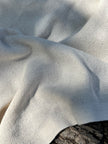 Heavy Weight Organic Cotton Open Weave Sewing Fabric, Natural Undyed, Wide Width 240 cm.