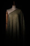 Green Textured Linen Fabric By The Yard Natural Fabrics.