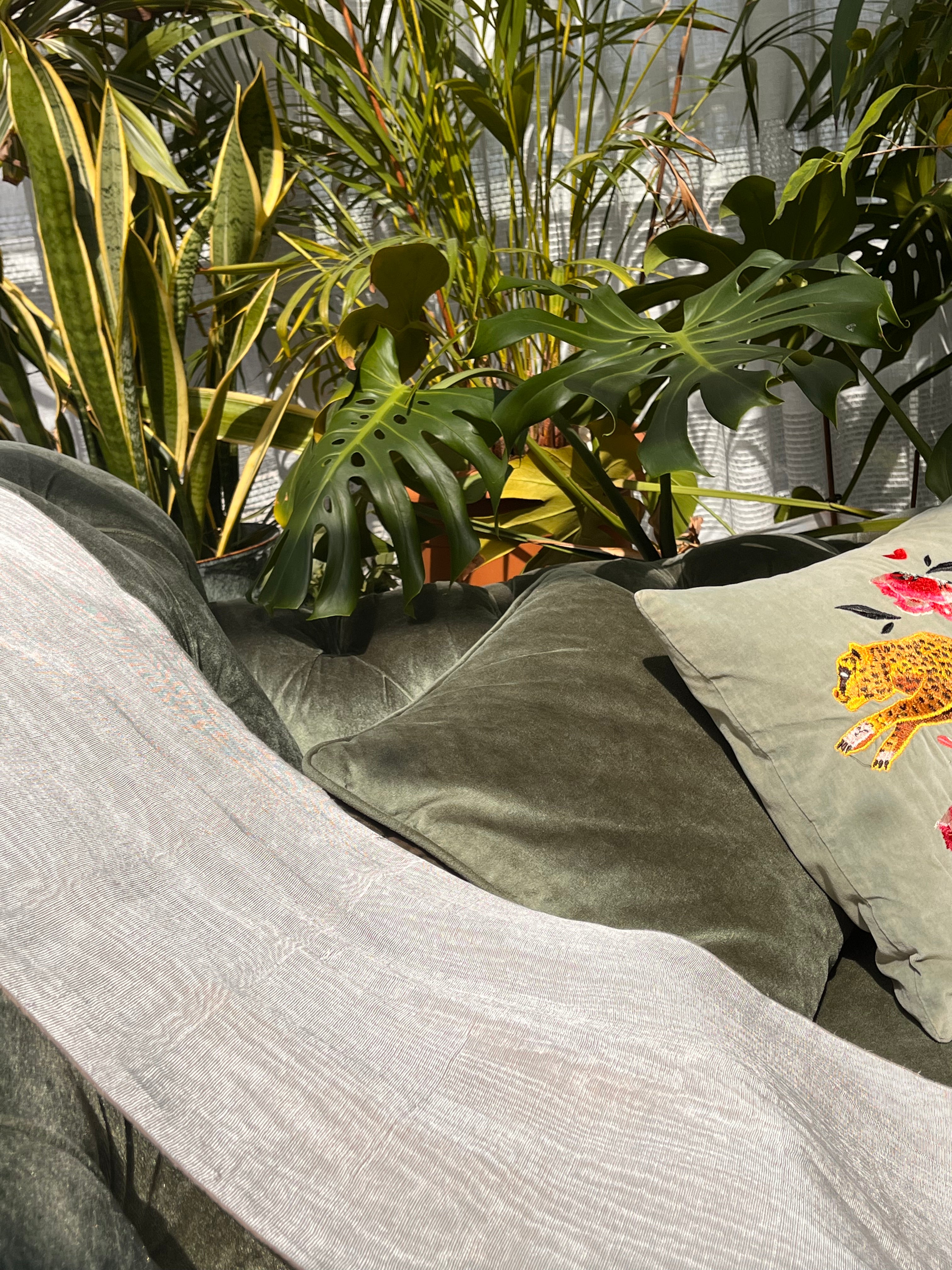 Sand Beige Colour Silk Moire Home Textile Interior Fabrics, Watermark Pattern.
