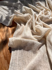 Tissu froissé en coton turc texturé spécial : qualité unique pour les robes d'été kimono et les tenues de nouveau-né | Options de gaze, transparentes et extensibles.
