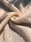 Tissu froissé en coton turc texturé spécial : qualité unique pour les robes d'été kimono et les tenues de nouveau-né | Options de gaze, transparentes et extensibles.