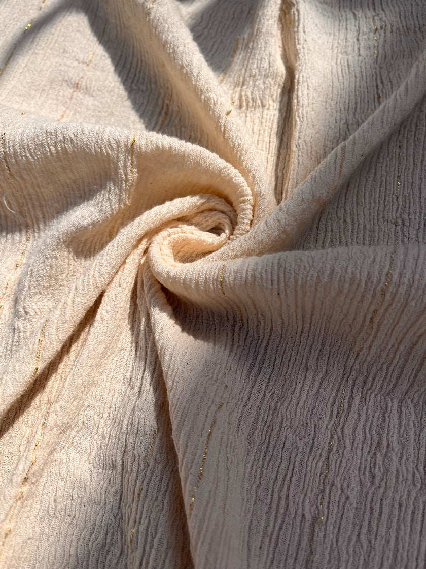 Stretchy Cotton Fabric, Special Textured Turkish Cotton.