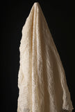 Ivory White Textured Linen Fabric By The Yard Natural Fabrics.