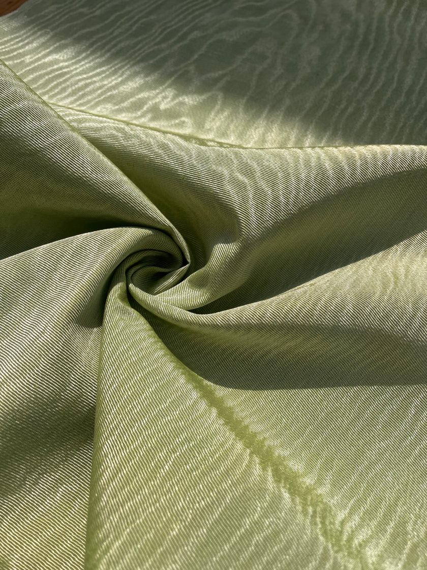 Pastel Green Home Textile Interior Fabrics, Watermark Pattern.