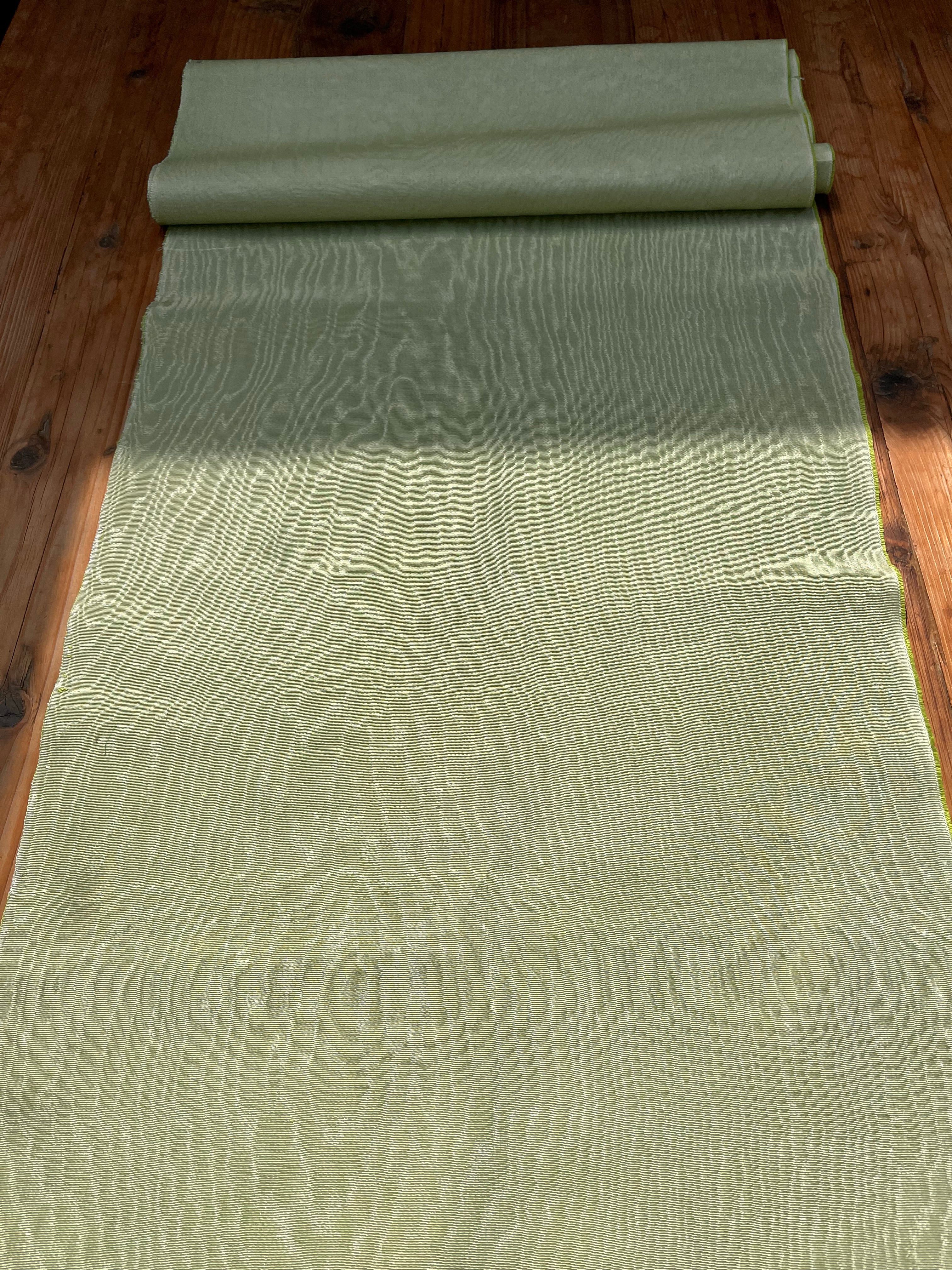 Pastel Green Home Textile Interior Fabrics, Watermark Pattern.