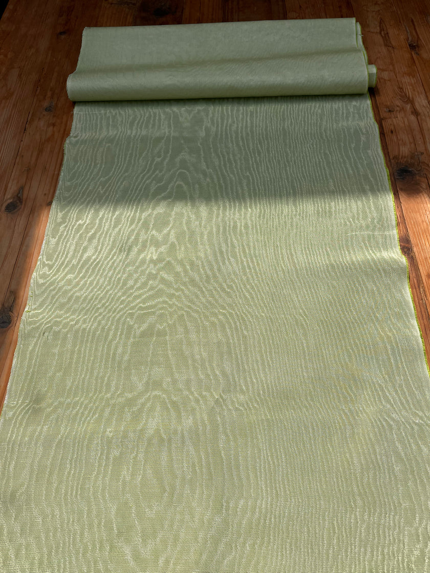Pastel Green Home Textile Interior Fabrics, Watermark Pattern.